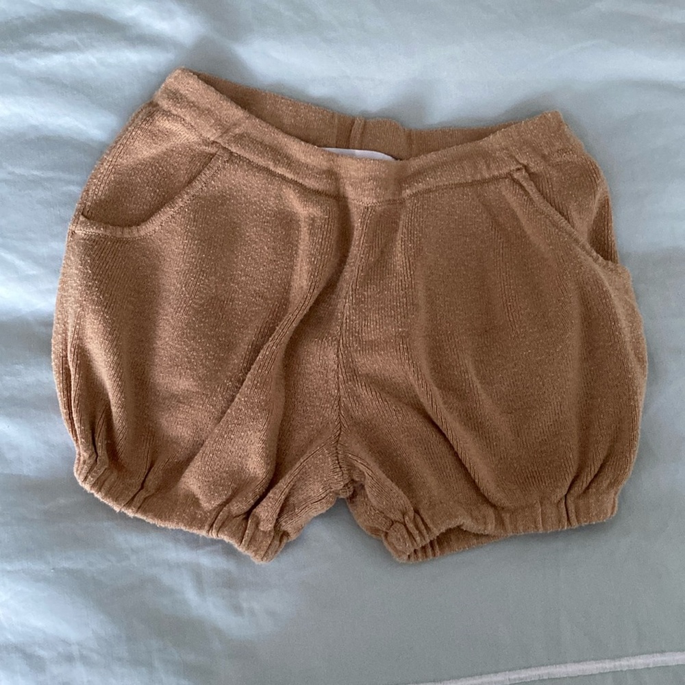 Knit mustard zara bloomer